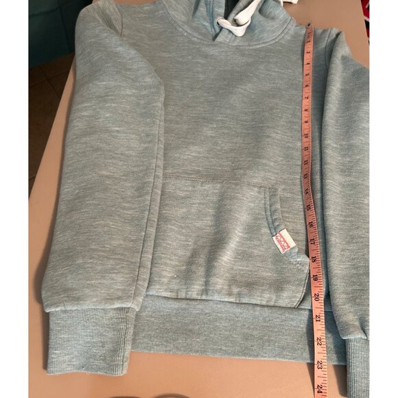Reflex Women Blue Heathered Hoodie Size S - Picture 4 of 6